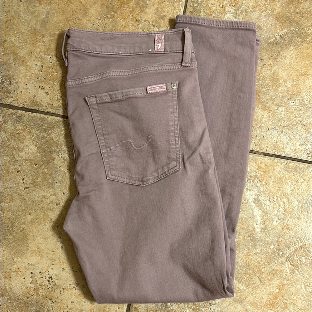 Lavender Ankle Jeans, 7 for All Mankind